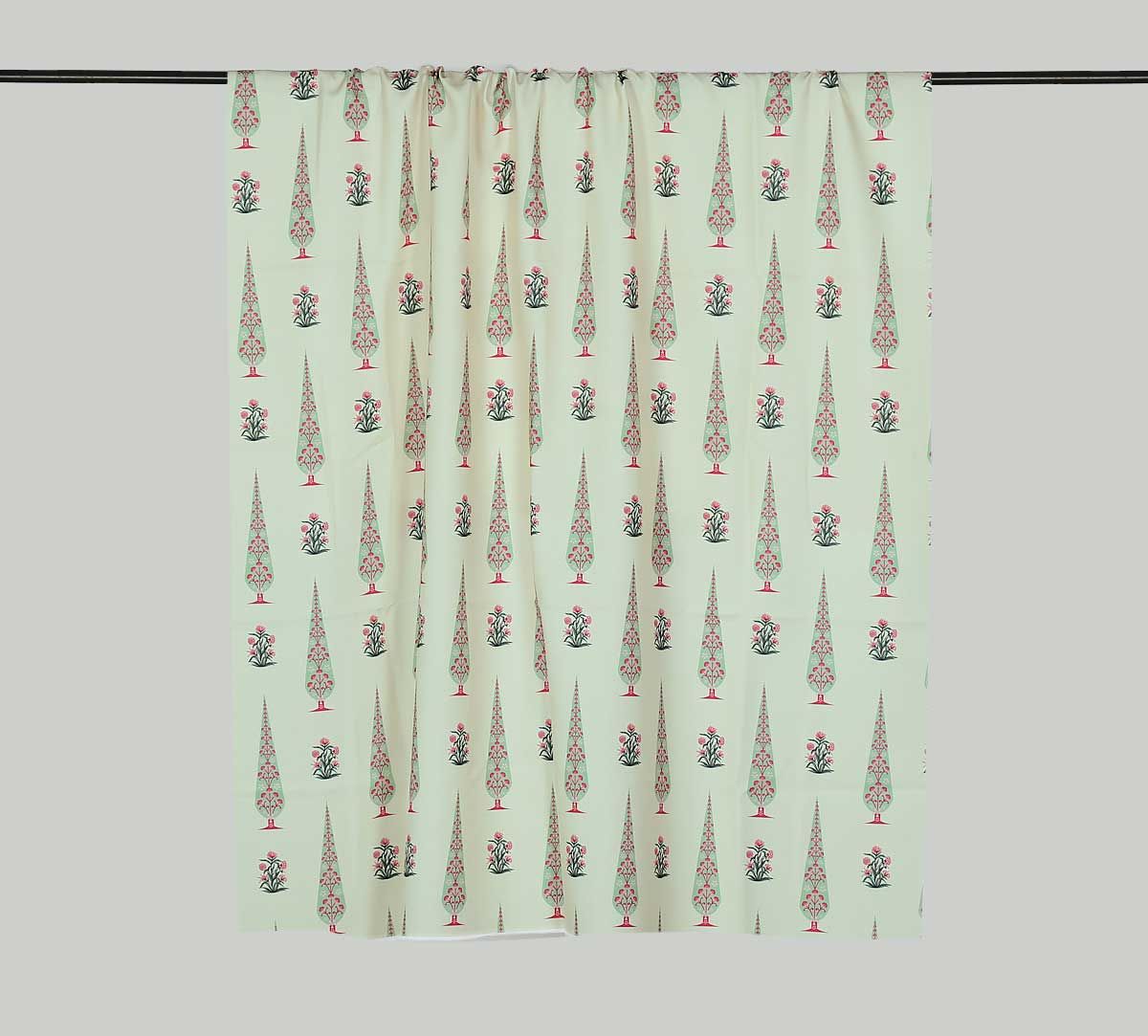 India Circus by Krsnaa Mehta Poppy Conifer Beige Fabric