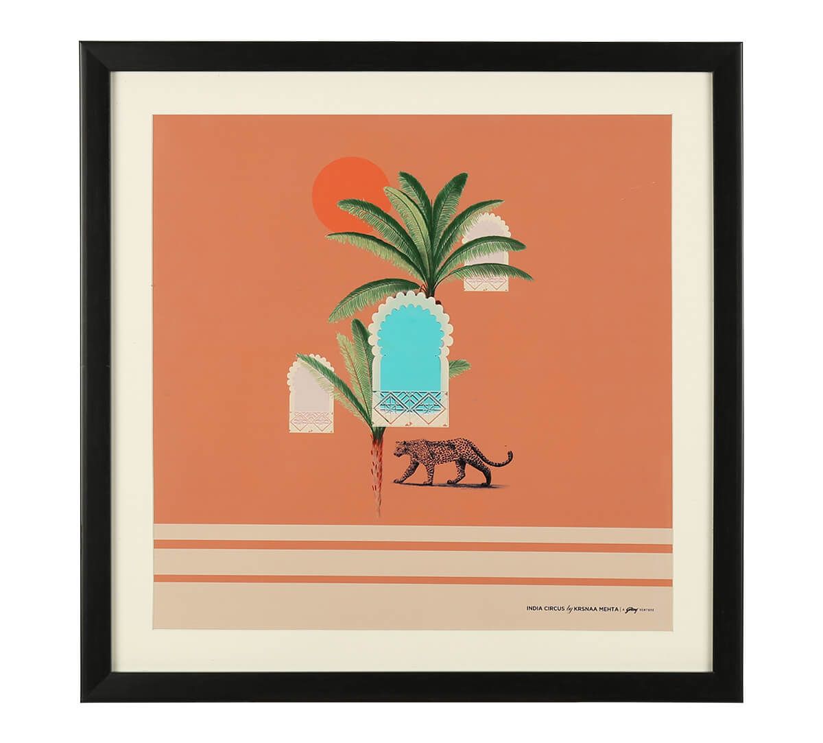 India Circus by Krsnaa Mehta Scenic Landscapes Framed Wall Art
