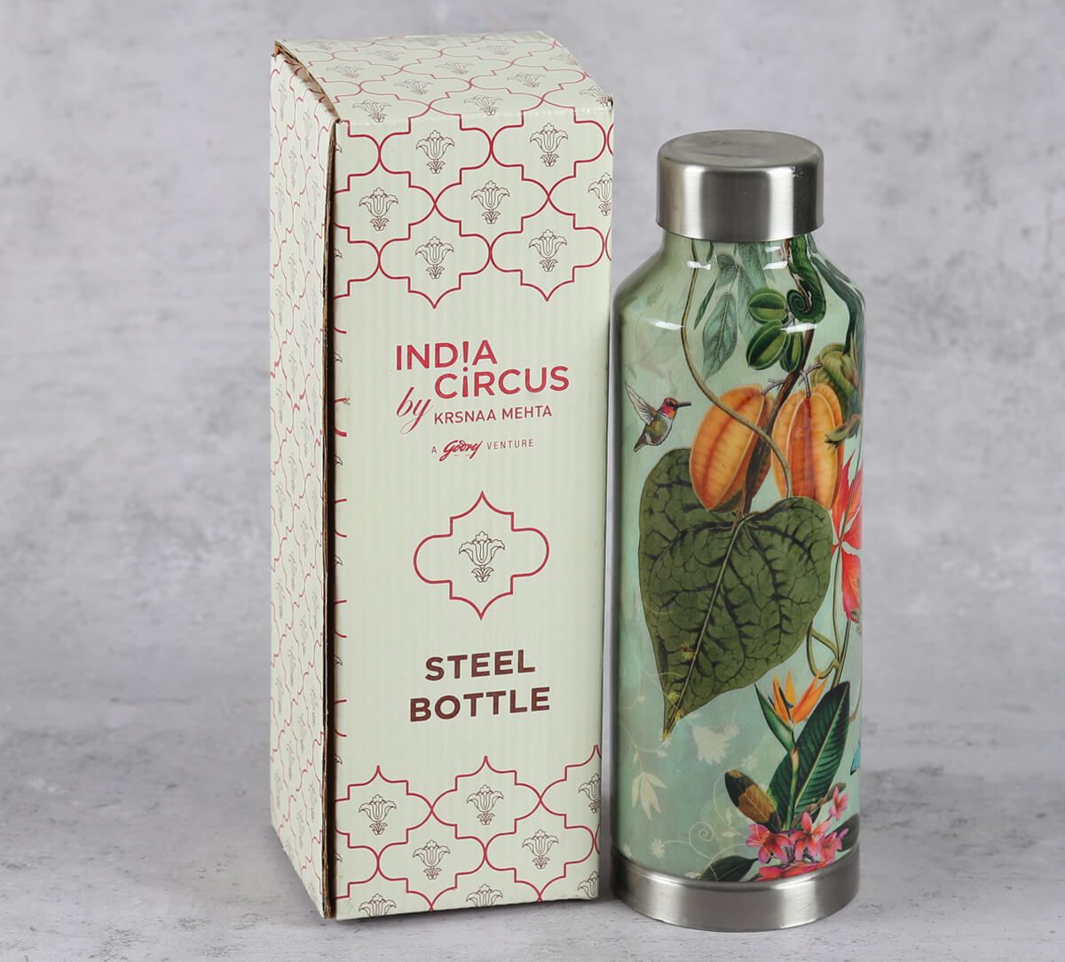 India Circus by Krsnaa Mehta Seedling Monarch Big Steel Bottle