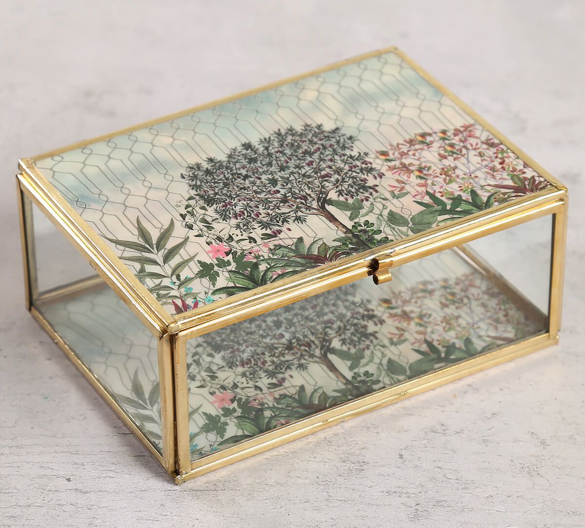 India Circus by Krsnaa Mehta Sultry greenwood Storage Box