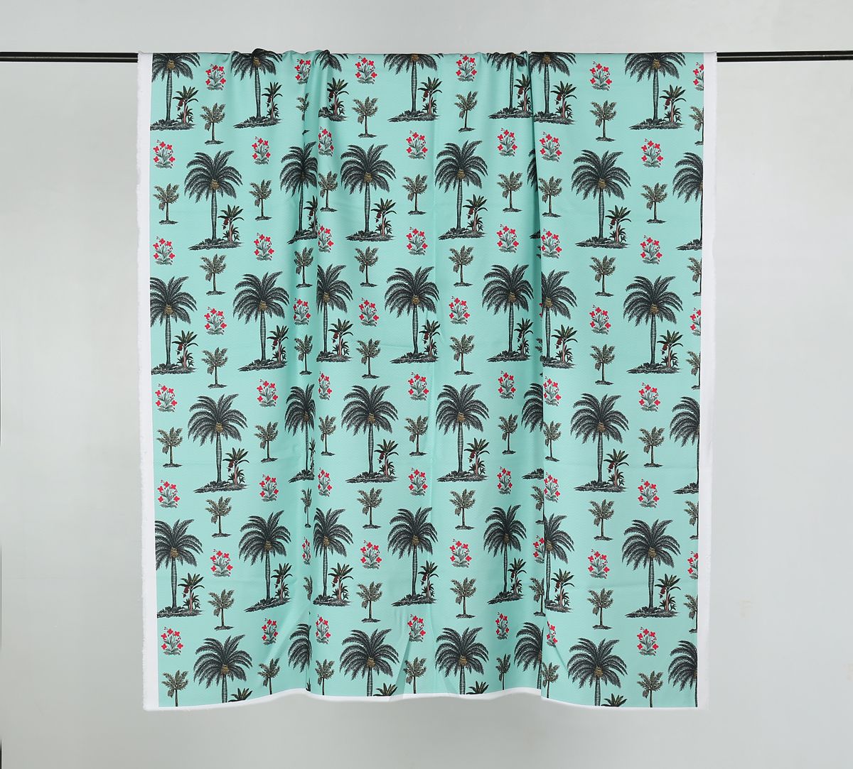India Circus by Krsnaa Mehta Tiffany Chevron Palms Fabric