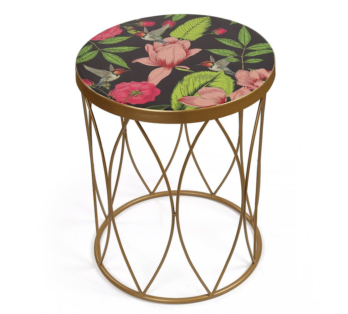 India Circus by Krsnaa Mehta Warbled Verdure Side Table