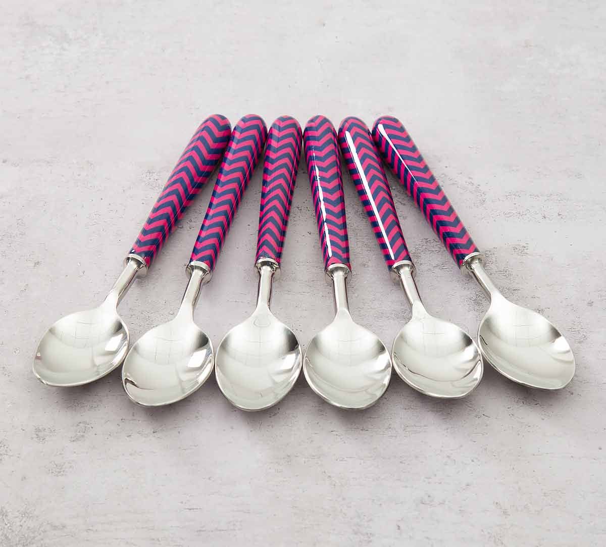 India Circus Chevron Melavo Table Spoon Set of 6