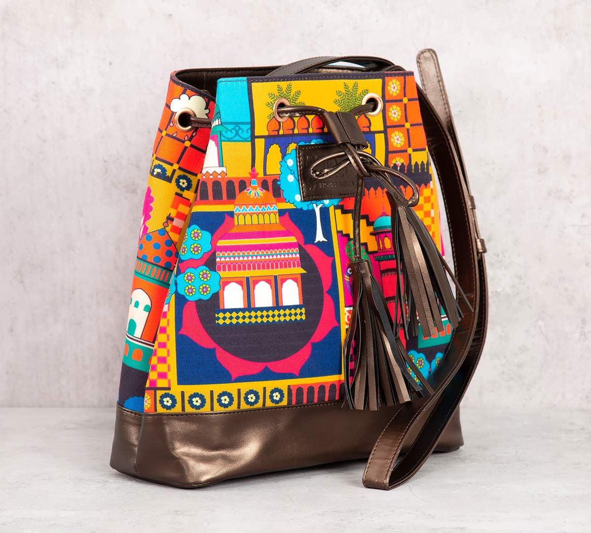 India Circus City Resonance Hobo Bag