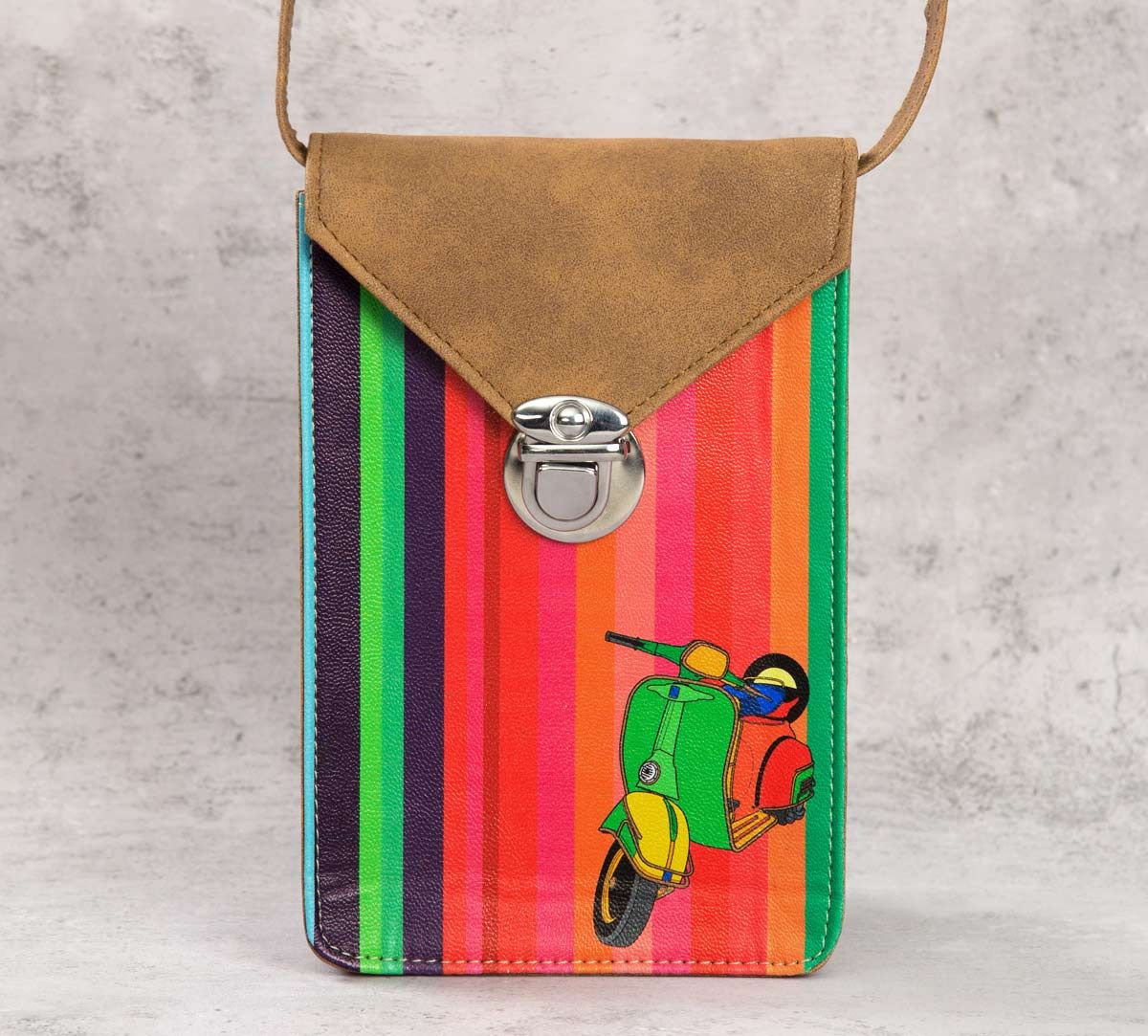 India Circus Colour Pop Scooter Mobile Sling Bag