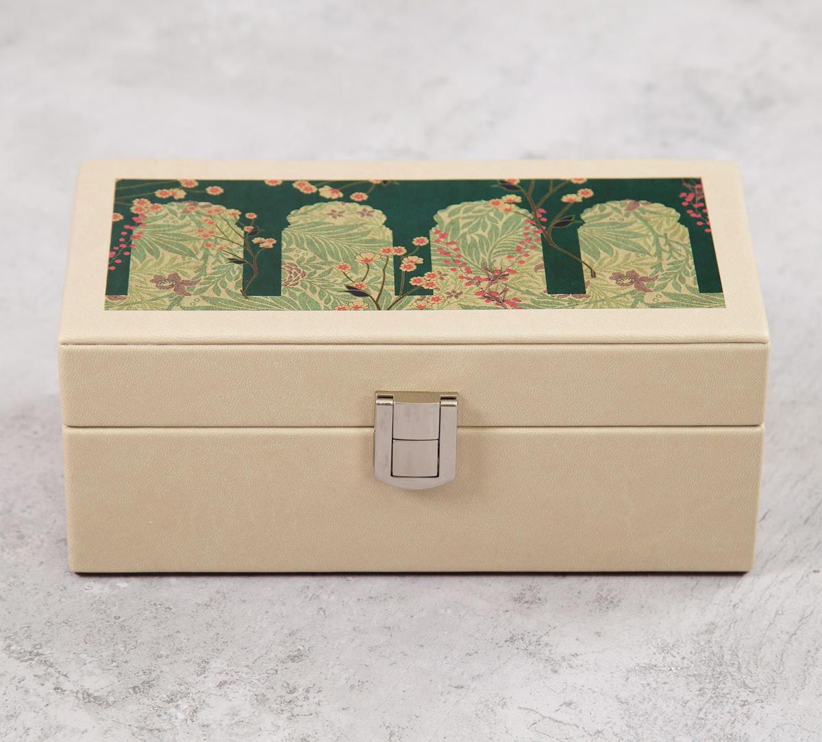India Circus Cypress Vines Leather Watch Box