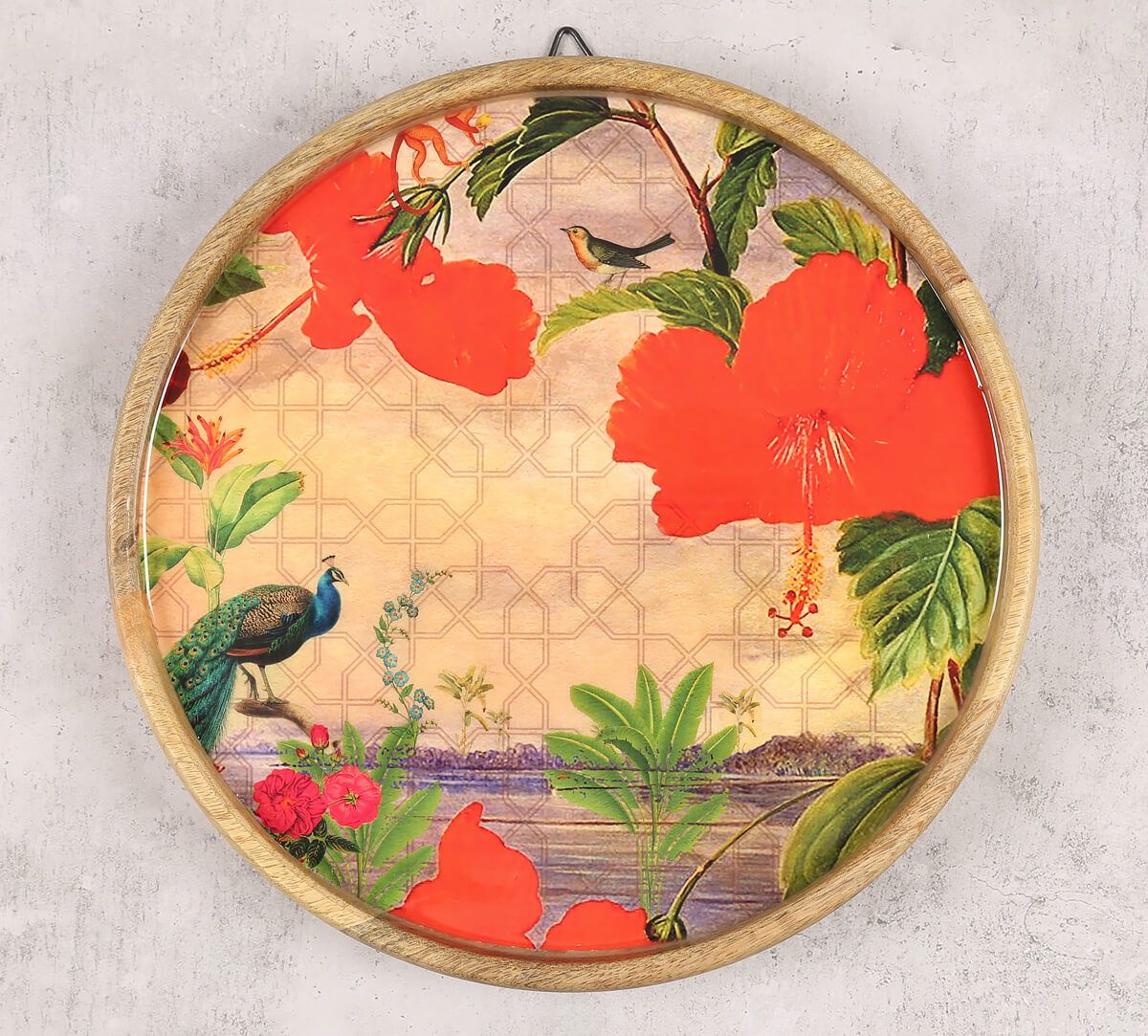 India Circus Entrancing Forestry Decor Plate
