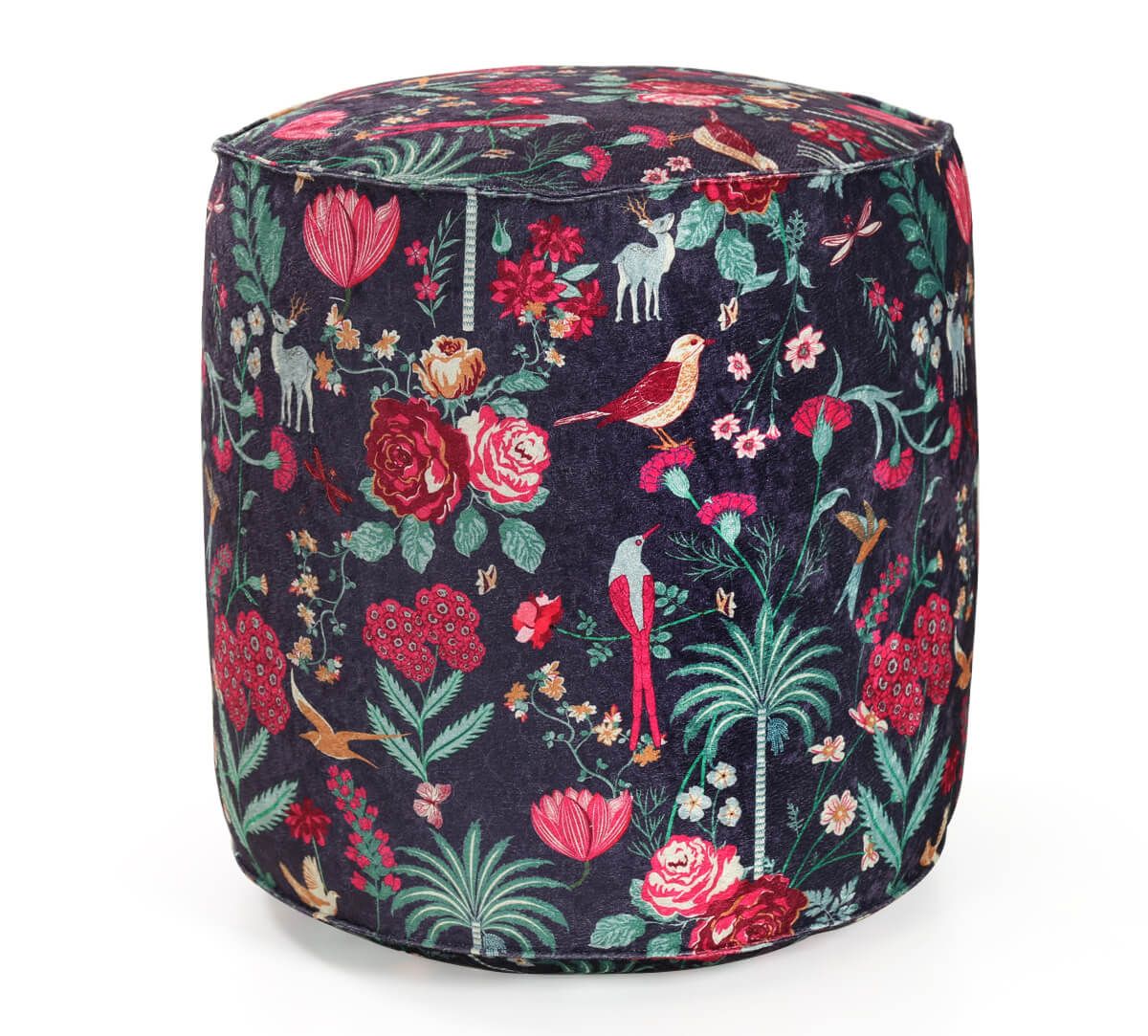 India Circus Floral Galore Pouffe