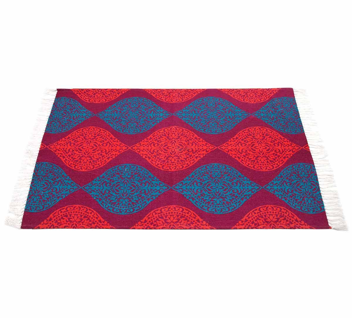 India Circus Floral Hourglas Rug