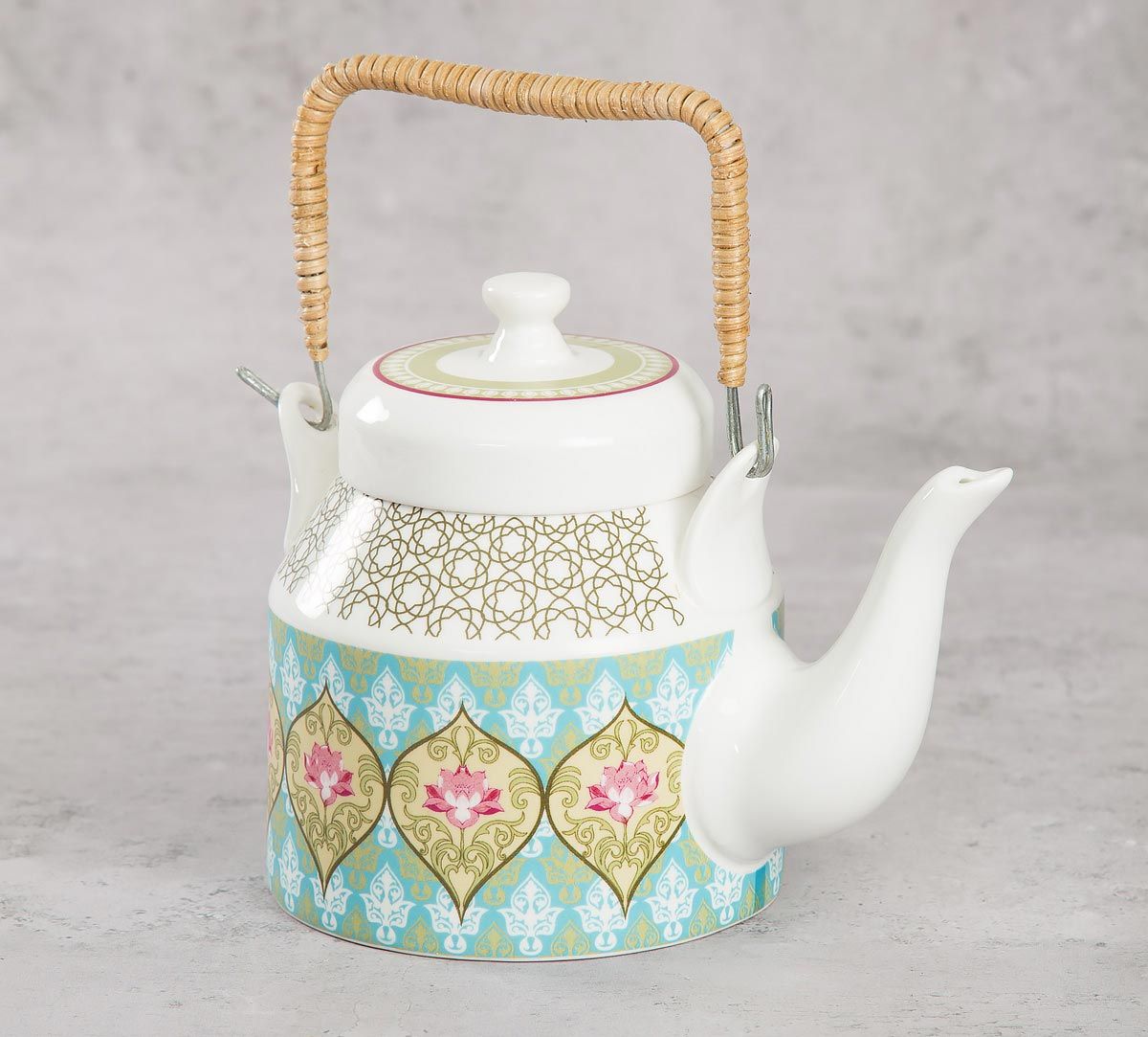 India Circus Floral Illusion Kettle