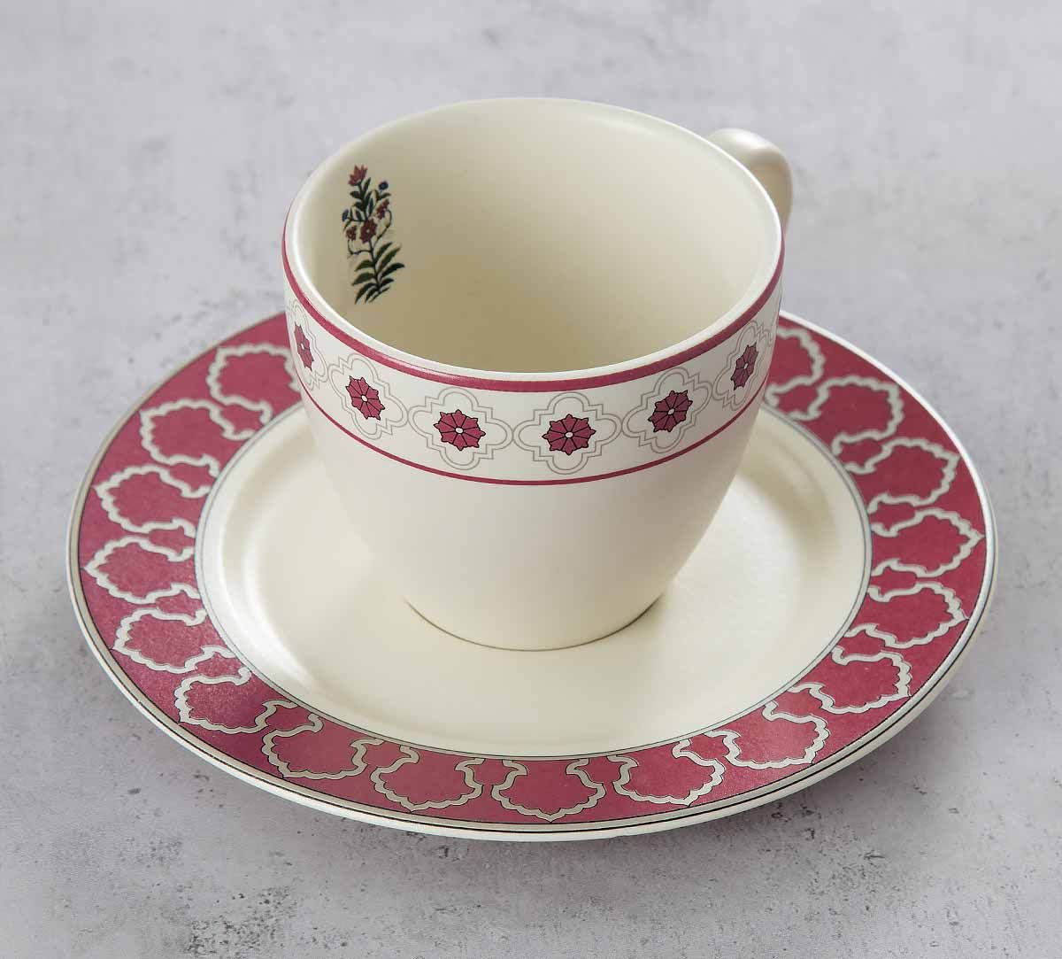 India Circus Floral Lattice Cup and Saucer