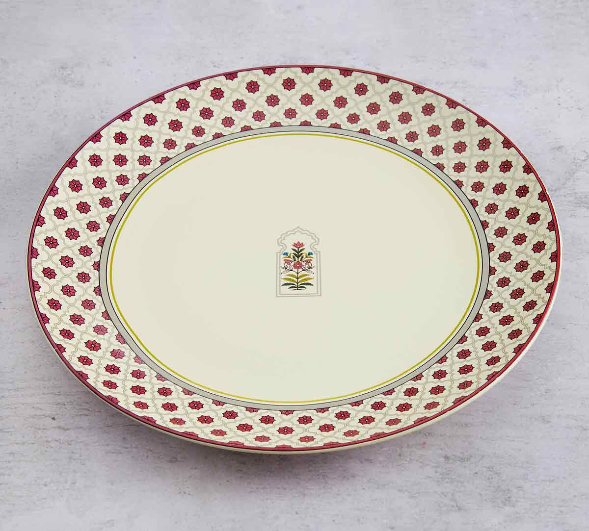 India Circus Floral Lattice Dinner Plate