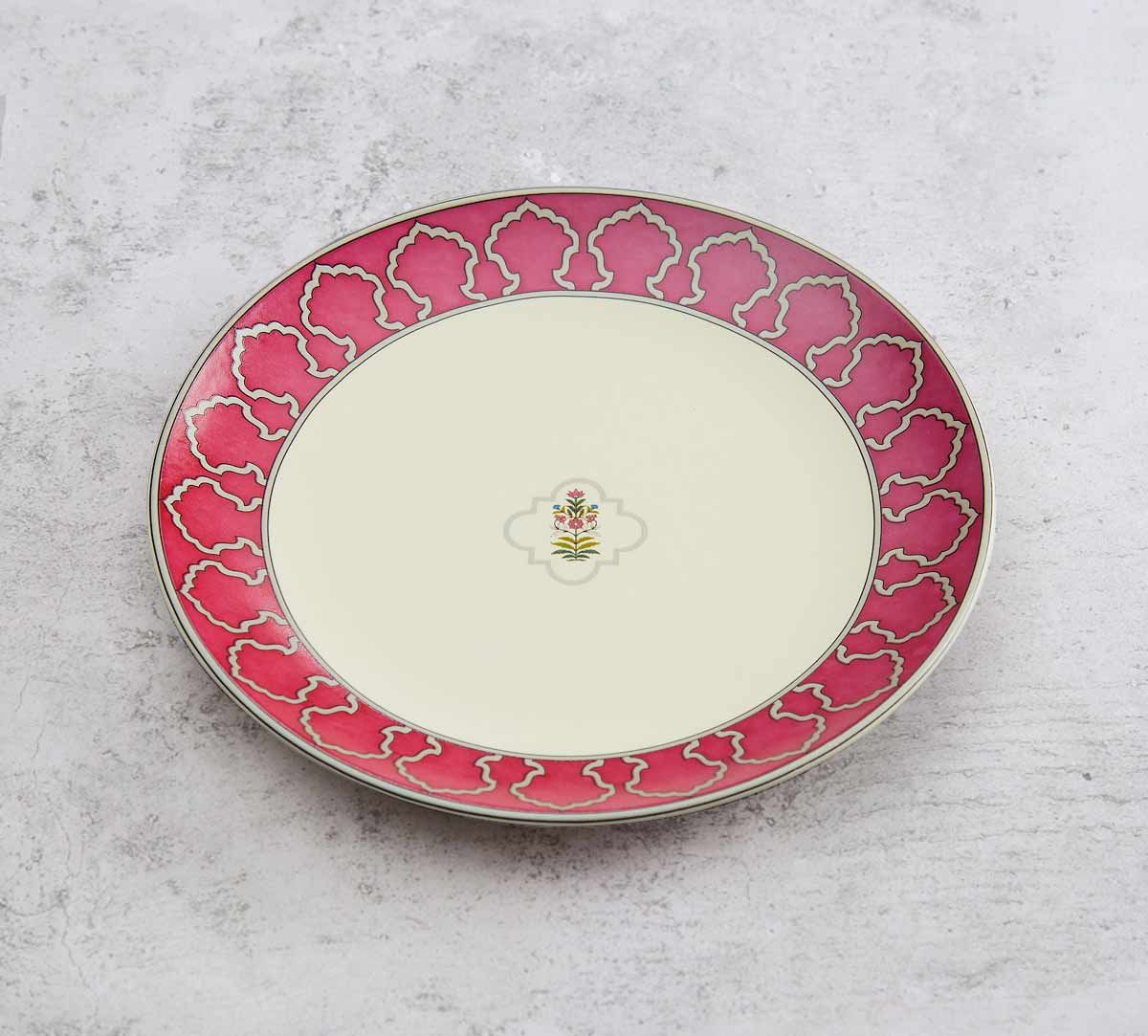 India Circus Floral Lattice Quarter Plate
