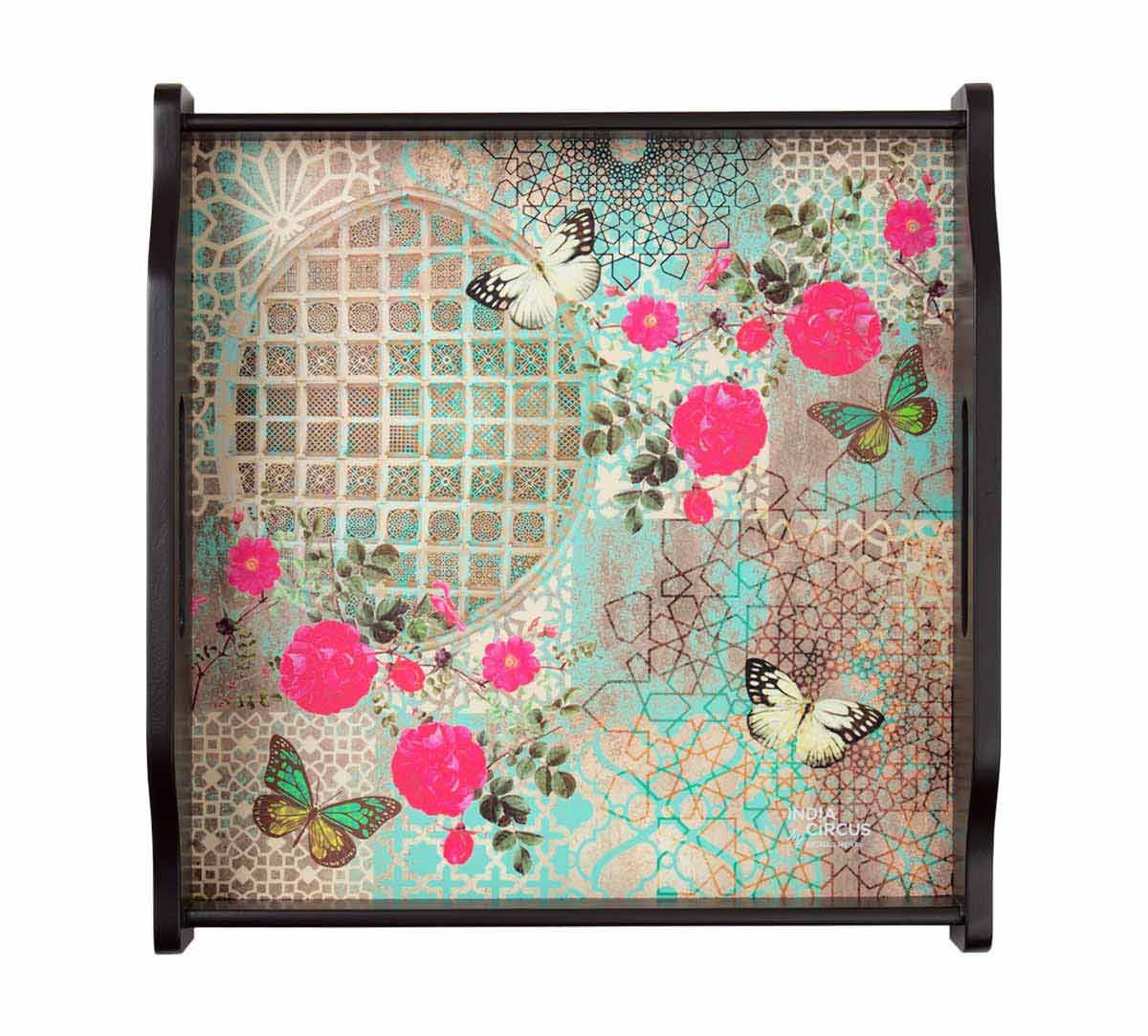 India Circus Floral Trance Tray