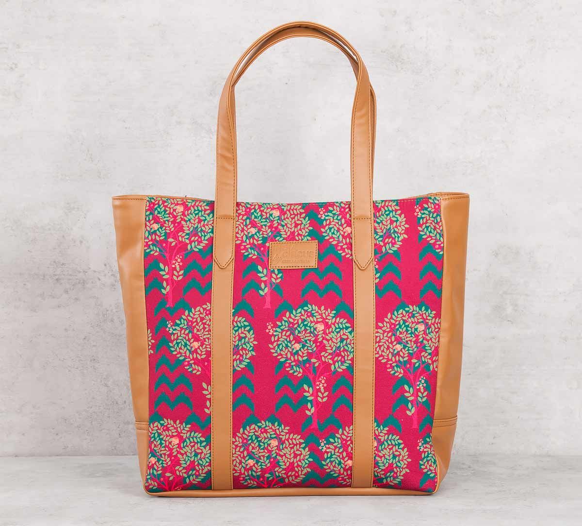 India Circus Flutter Tree Tote Bag