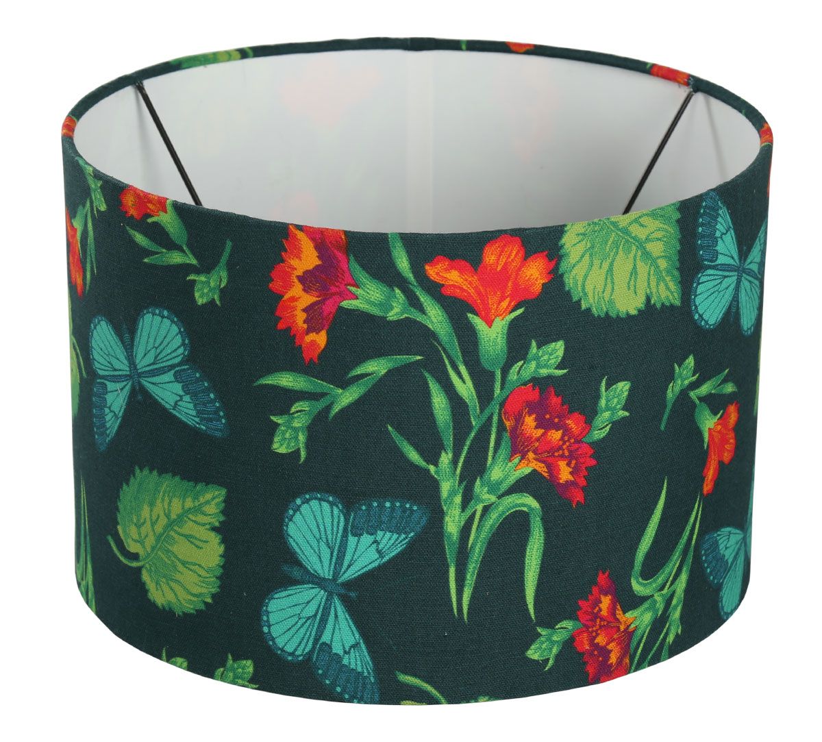 India Circus Fluttering Extravagance Cylindrical Lamp Shade