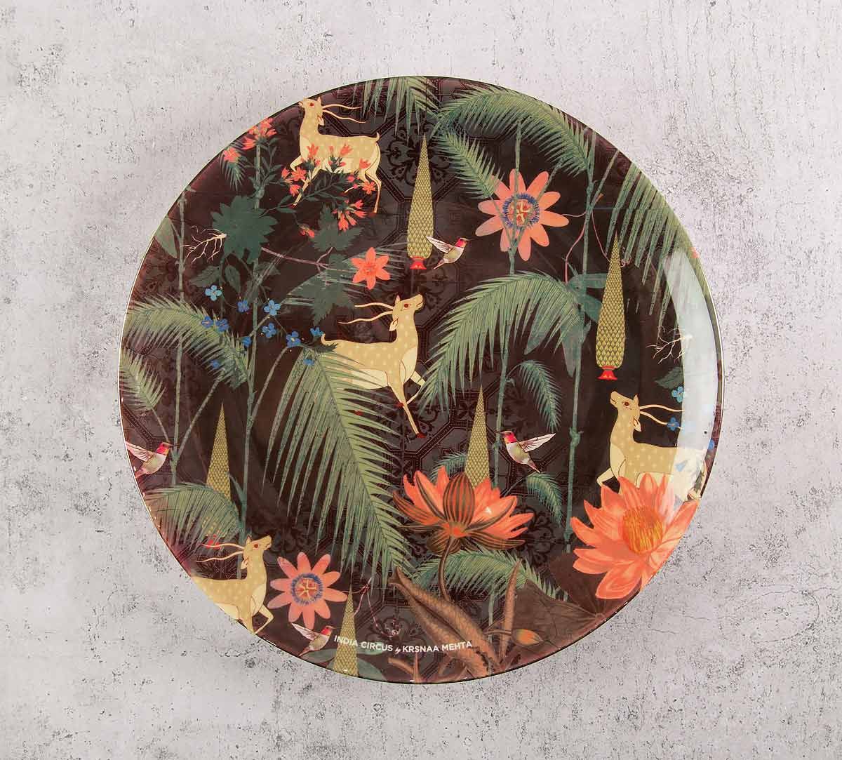 India Circus Forest Fetish 8 inch Decorative and Snacks Platter