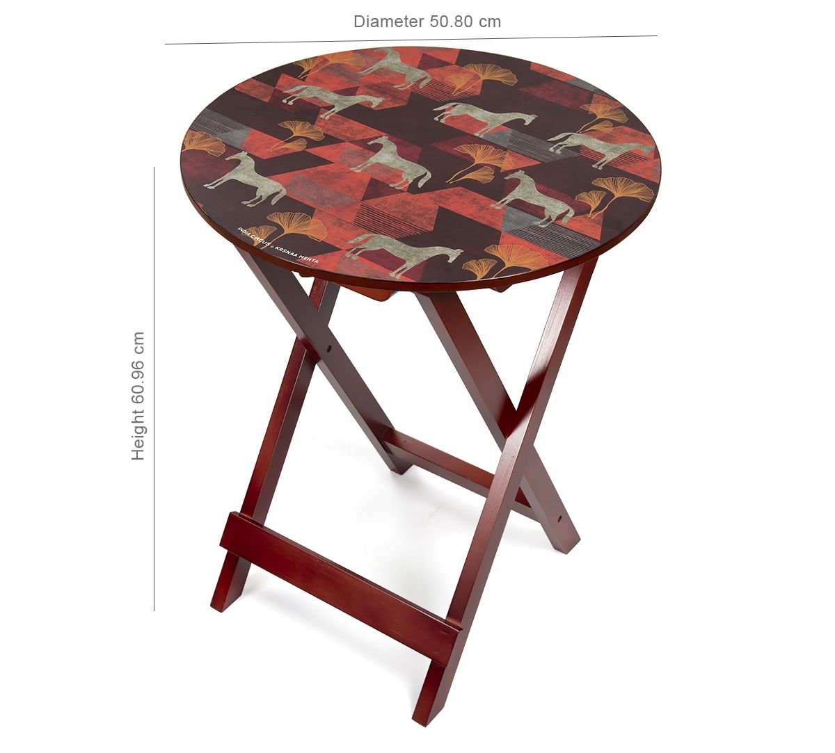 Gallant Gypsy Round Side Table, Round Accent Table Cover
