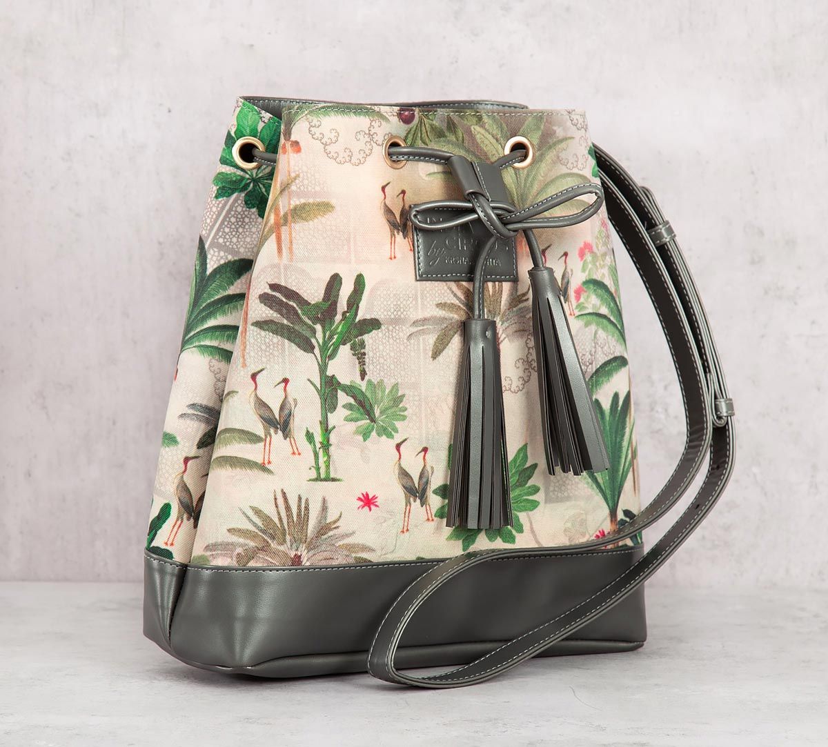 India Circus Heron's Garden Hobo Bag