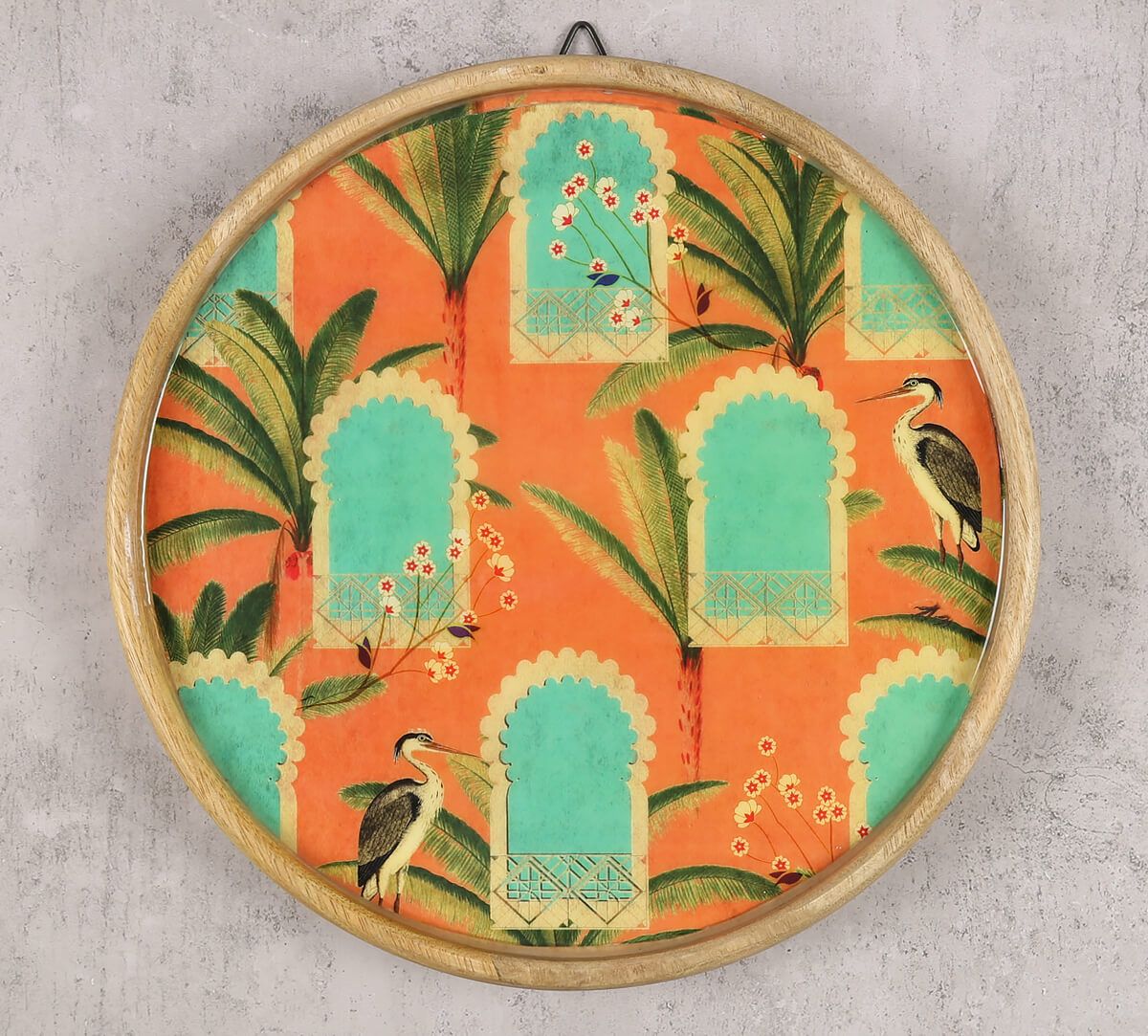 India Circus Heron's Palace Decor Plate