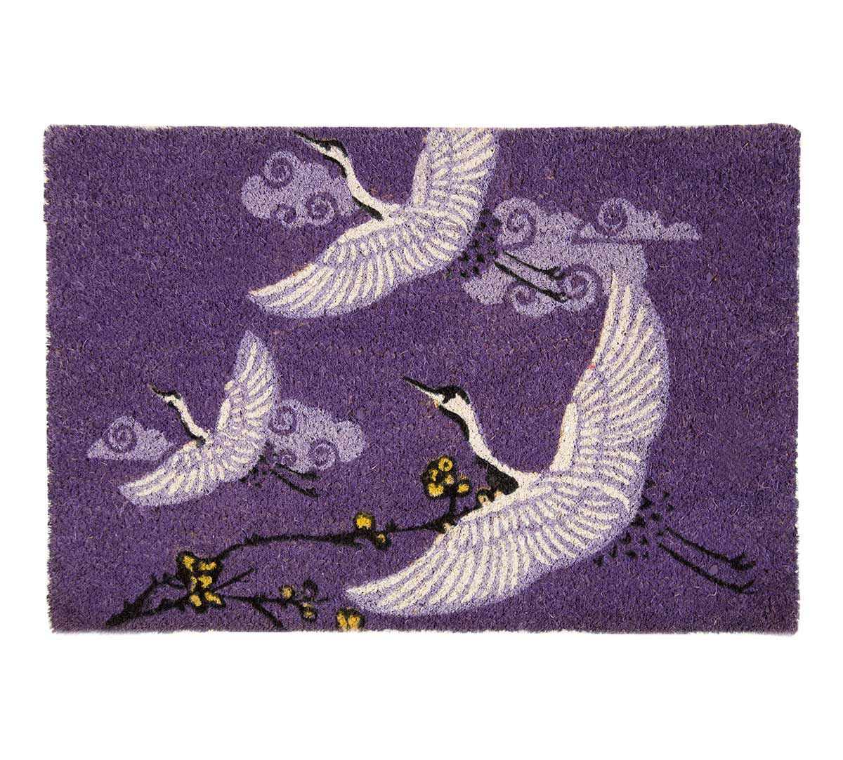 India Circus Legend of the Cranes Violet Doormat