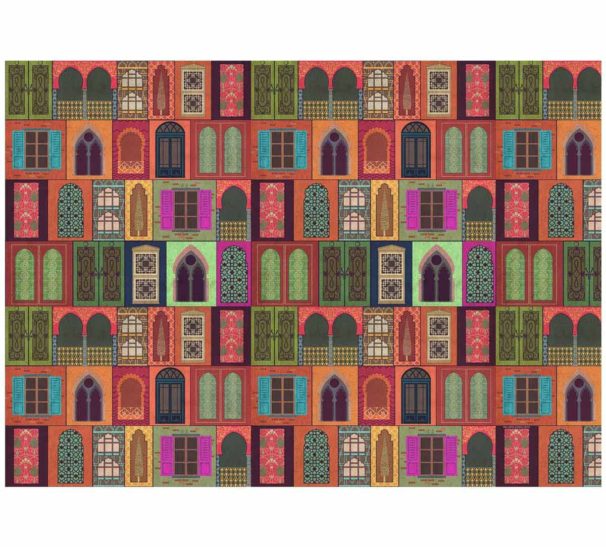 India Circus Mughal Doors Reiteration Gift Wrapping Paper