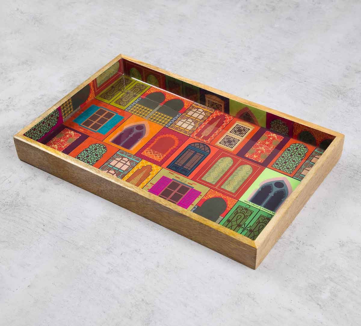 India Circus Mughal Doors Reiteration Serving Tray