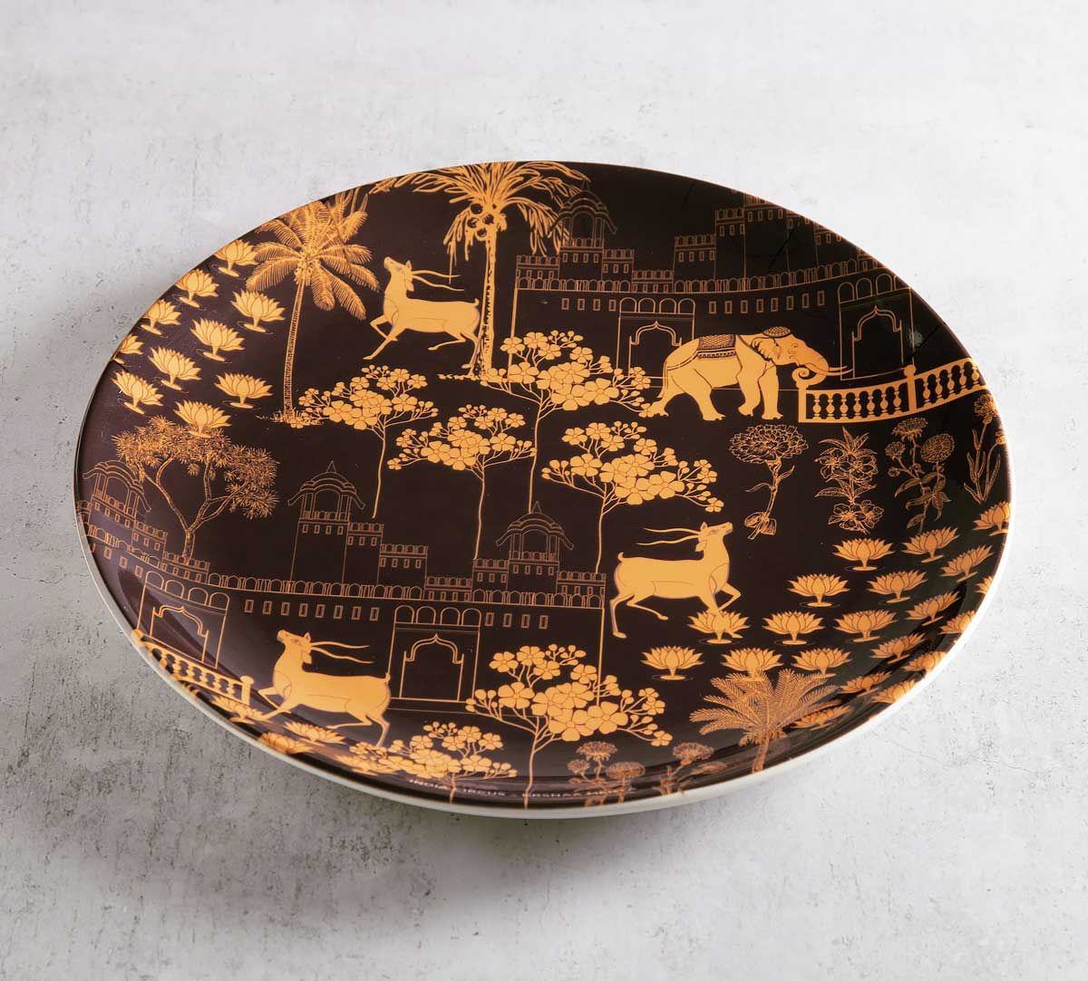 India Circus Palatial Courtyard 10 inch Decorative and Snacks Platter