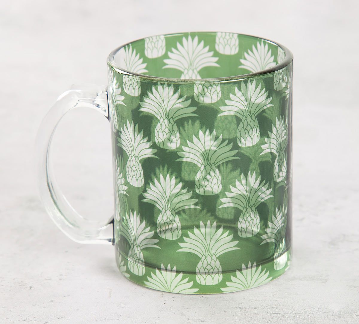 India Circus Pineapple Glass Mug