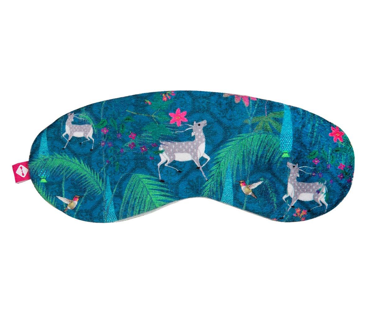 India Circus Teal Forest Fetish Eye Mask
