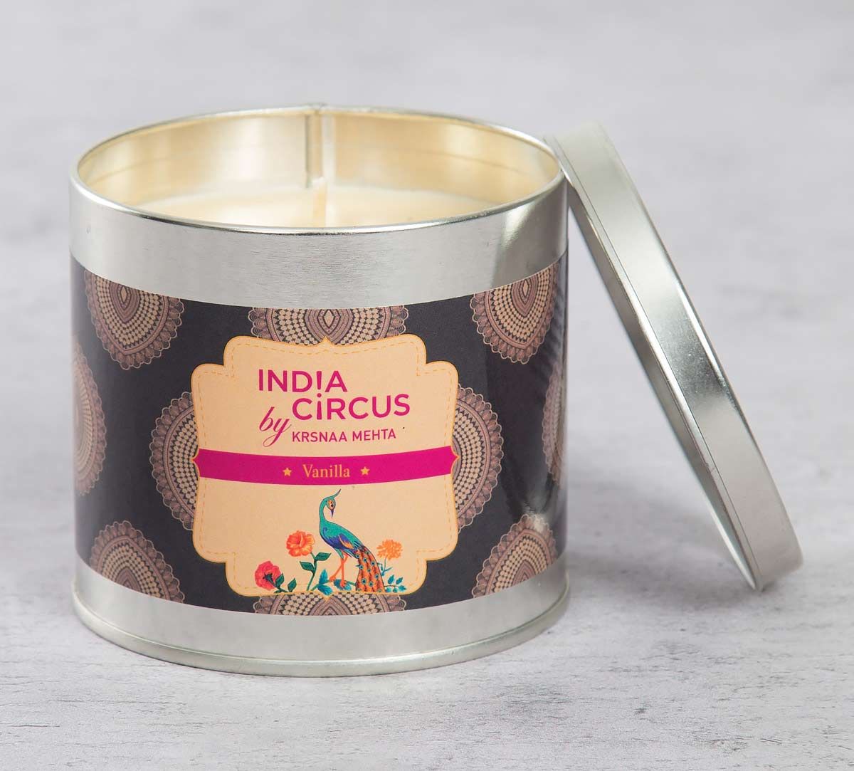India Circus Vanilla Bean Tin Candle