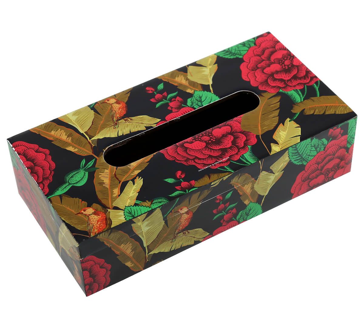 India Circus Violet Bayrose Romance Tissue Box Holder