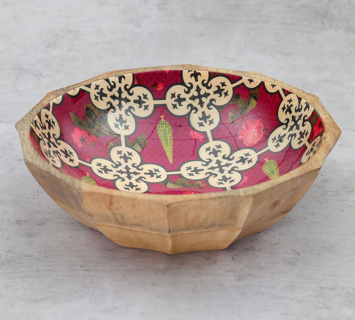 India Cricus by Krsnaa Mehta Clover's Knotty Play Big Wooden Bowl
