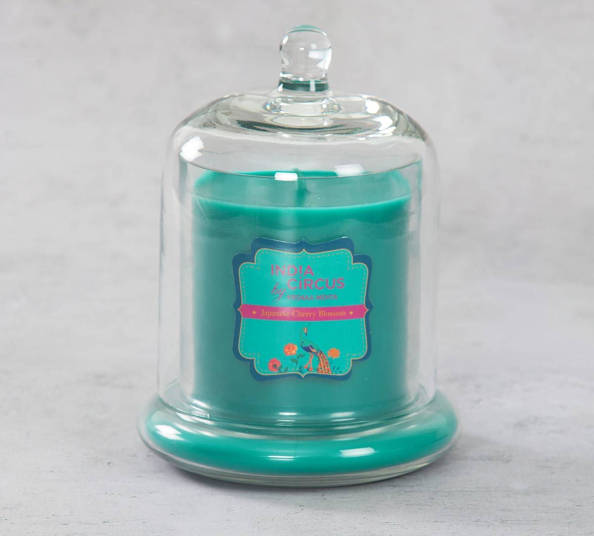 India Circus Japanese Cherry Blossom Glass Jar Scented Candle