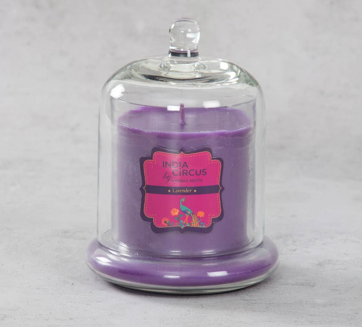 India Circus Lavender Glass Jar Scented Candle