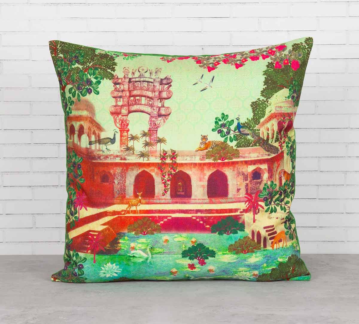 India Circus Mammalian Picnic Cushion Cover
