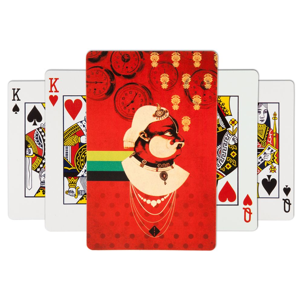 Jalebi Moustache Raja Playing Card - (Set of 2)