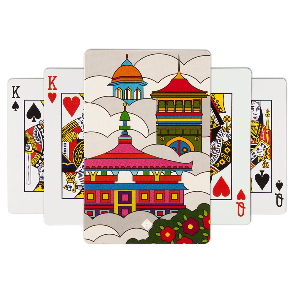 Jalebi Namaste Sky - line Playing Card -(Set of 2)