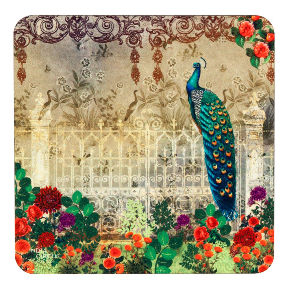 Song of the Peacock MDF Coaster - (Set of 6)