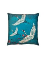 India Circus by Krsnaa Mehta Legend of the Cranes Cushion Cover