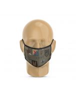 India Circus Army Badges Rush Protective Face Mask