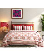 India Circus by Krsnaa Mehta Classic Floral Star Single Bed Dohar