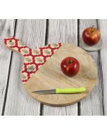 India Circus by Krsnaa Mehta Poppy Flower Scarlet Chopping Board