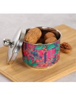 India Circus by Krsnaa Mehta Royal Palms Steel Bowl with Lid
