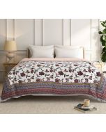India Circus by Krsnaa Mehta Royal Velvet Quilted Bed Cover Set