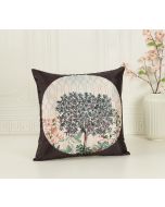 India Circus by Krsnaa Mehta Sultry Greenwood Embroidered Cushion Cover