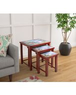 India Circus by Krsnaa Mehta Tropical View Nesting Table
