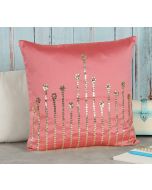 India Circus by Krsnaa Mehta Coral Embellished Cushion Cover