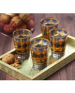 India Circus Floral Hypnosis Chai Glass (Set of 4)