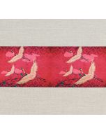 India Circus Legend of the Cranes Bed Runner and Table Runner